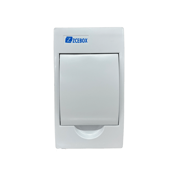 Quadro Caixa Distribuição Branco 4 Disjuntores Sobrepor DIN