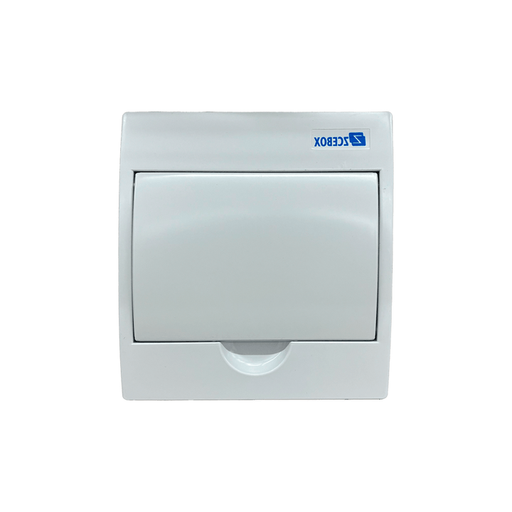 Quadro Caixa Distribuição Branco 8 Disjuntores Sobrepor DIN