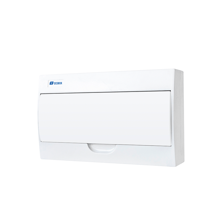 Quadro Caixa Distribuição 18 Disjuntores Sobrepor Barramento Neutro / Terra (9 + 9)
