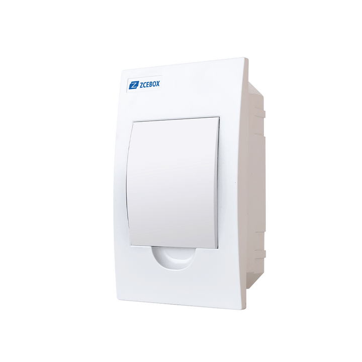 Quadro Caixa Distribuição Branco 4 Disjuntores Embutir DIN