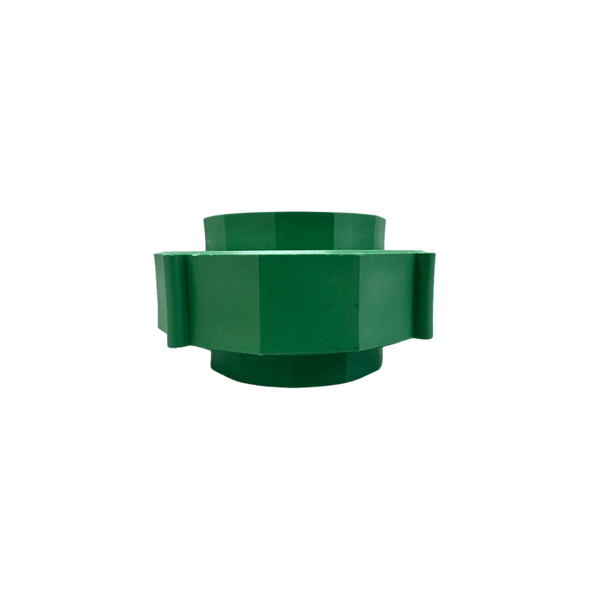 União Plástica 63mm Fêmea Fêmea PPR Verde Termofusão Água Quente Fria
