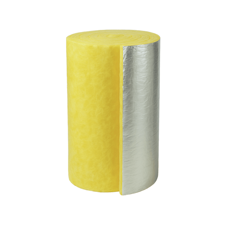 Feltro de Lã de Vidro com Película de Alumínio 1,2m x 38mm - Rolo com 20m
