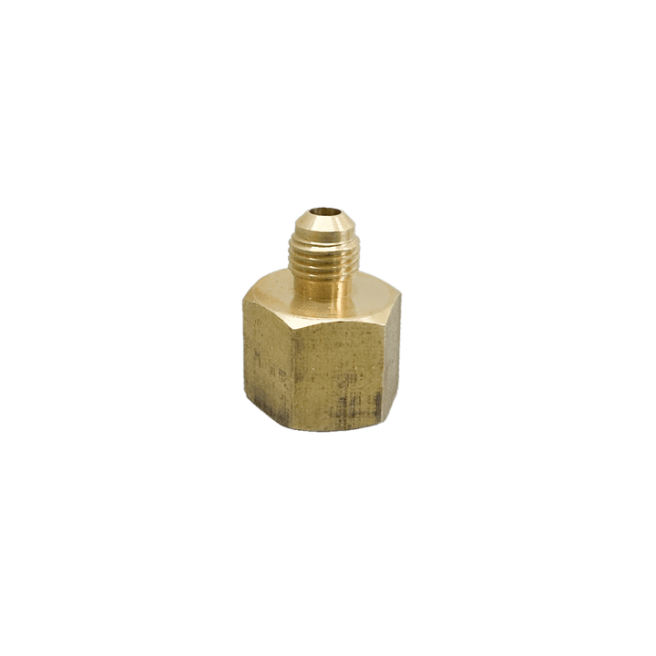 Redução Latão 1/2 Fêmea x 1/4 Macho Rosca SAE Refrigeração Ar Condicionado