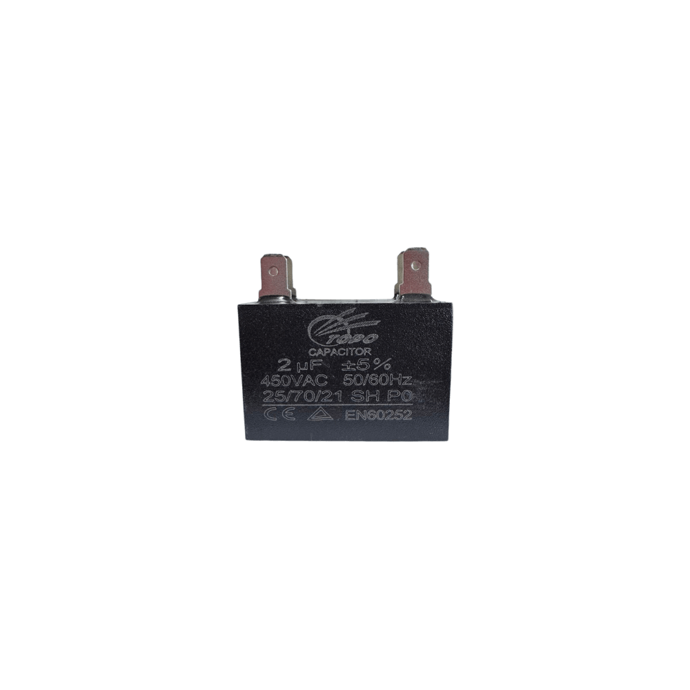 Capacitor de Arranque 2uF ± 5% 450V – Embrar