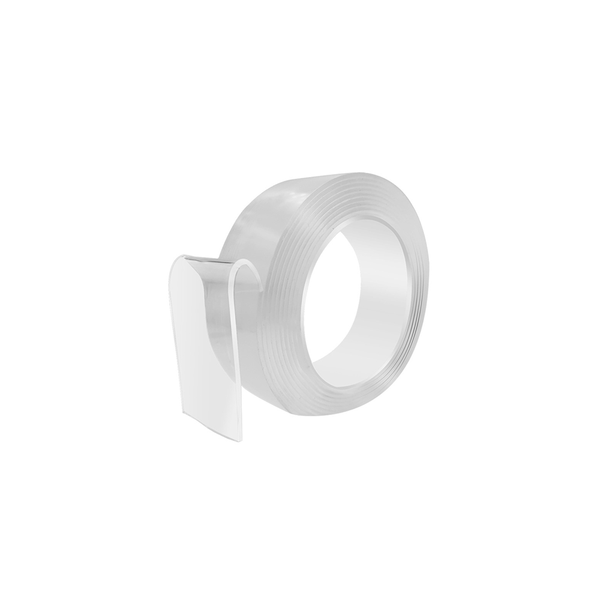 Fita Mágica Nano Adesiva Dupla Face Lavável Transparente 30mm x 3m