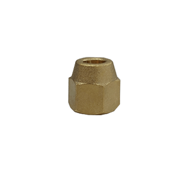 Porca Curta de Latão 1/4" SAE