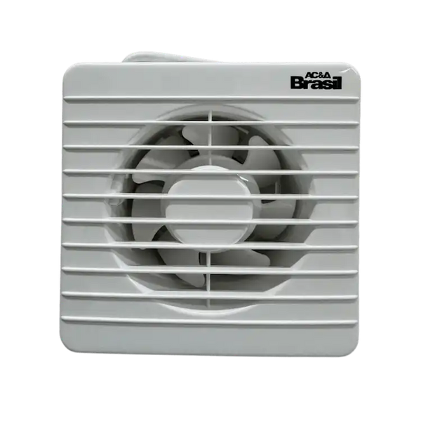 Exaustor Ar Banheiro Lavabo 100mm Silencioso 4W Bivolt Vento Forte AC&A do Brasil