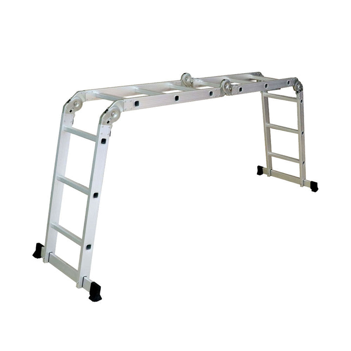 Escada Multifuncional Articulada Alumínio 4x4 16 Degraus 4.7m 150Kg + Plataforma