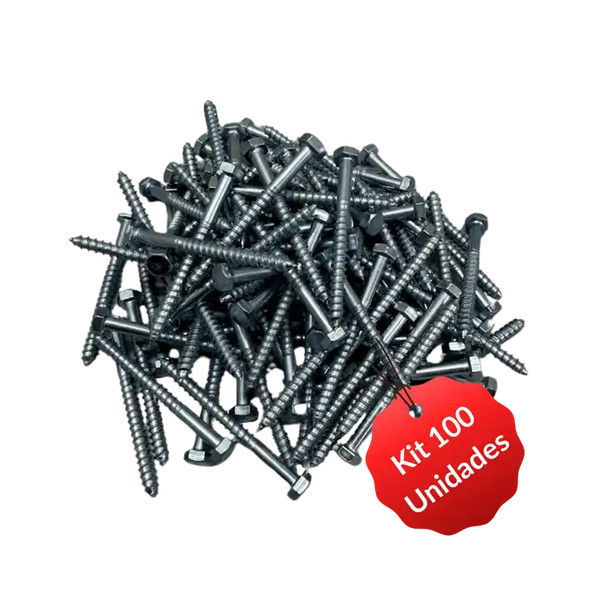 PARAFUSO SEXTAVADO ROSCA SOBERBA 1/4X70