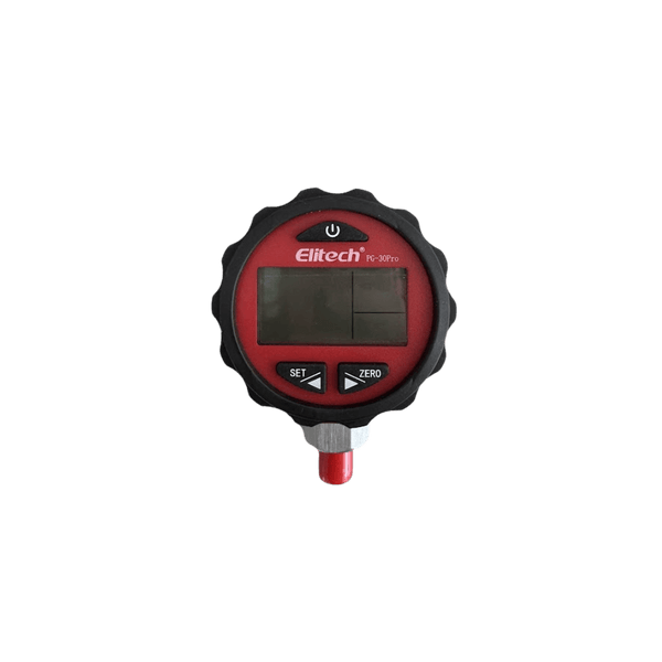 Manômetro Digital de Alta 800 PSI 87 Gases Refrigerantes Compatíveis PG-30 PRO Red Elitech