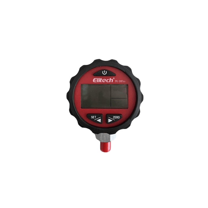 Manômetro Digital de Alta 800 PSI 87 Gases Refrigerantes Compatíveis PG-30 PRO Red Elitech